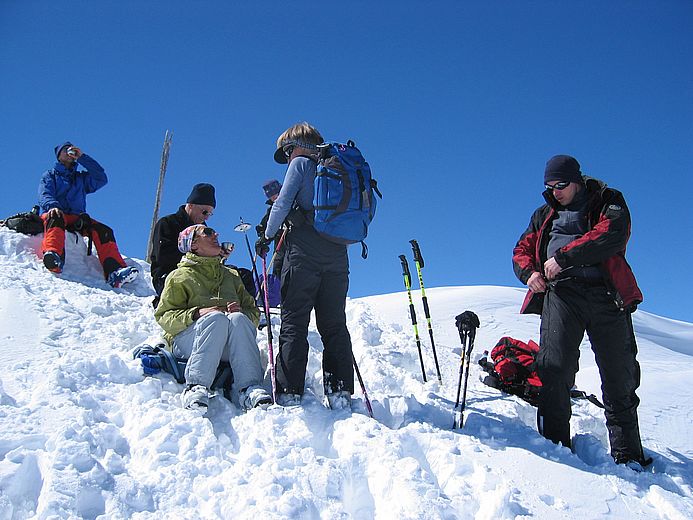 Alle auf dem Piz Salteras